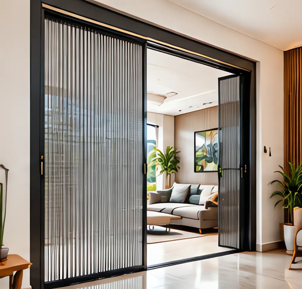 Cửa lưới chống muỗi rèm tổ ong